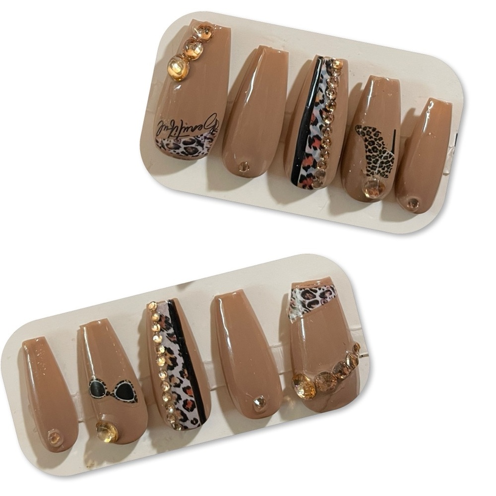 Wild Side Press On Nail Art Set Size XS
